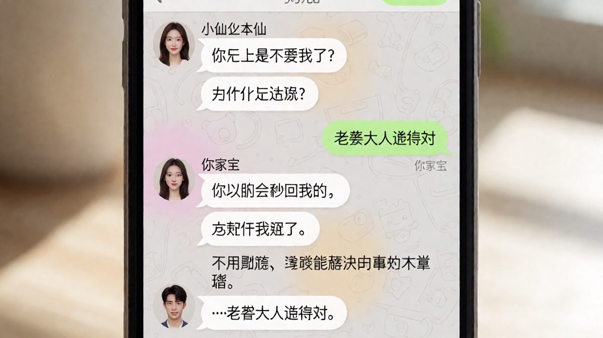 女生假装生气质问，男生马上认怂求和，最后被一句'转账能解决的'完美收服