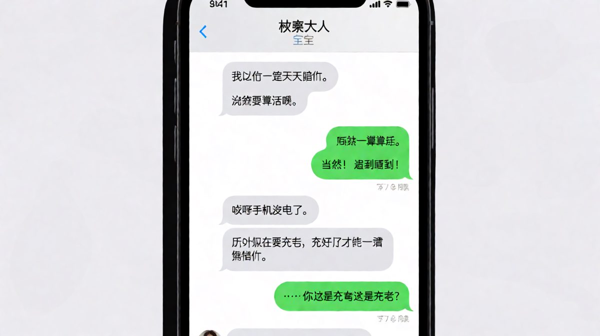 男生信誓旦旦承诺陪伴，下一秒就用手机没电当借口，逻辑满分反转滑稽