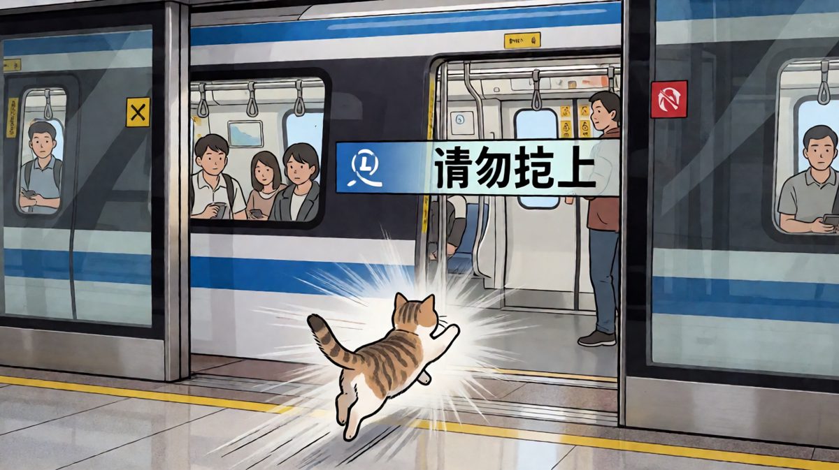 错过最后一班地铁的瞬间