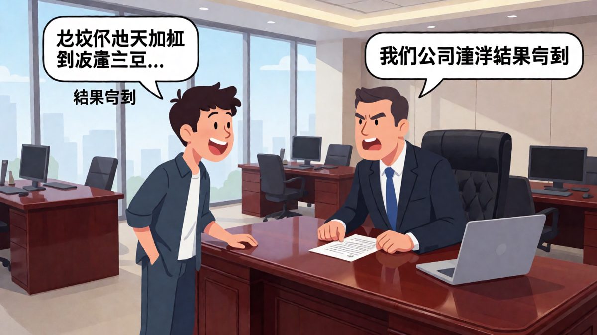 老板说讲究结果导向，员工以为能表功，结果客户今天要改方向，员工默默掏出离职申请。