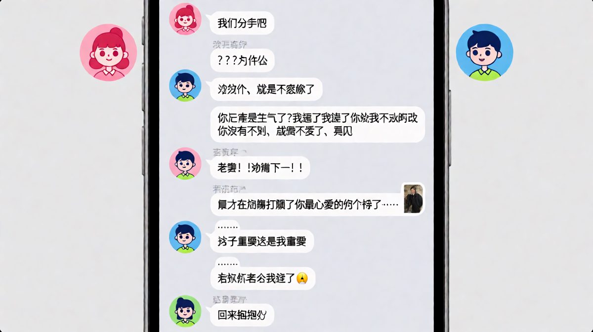 打翻杯子引发假分手，老公秒变戏精反向拿捏。