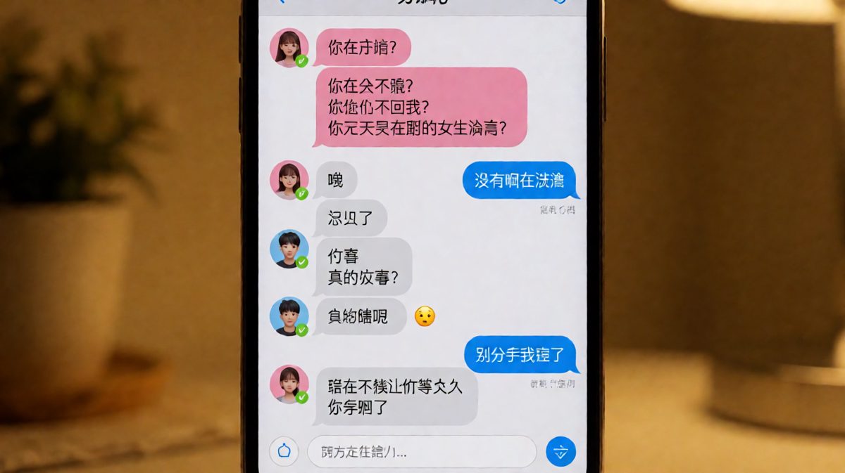 男生以为洗澡是理由，没想到等洗澡等成了分手现场。