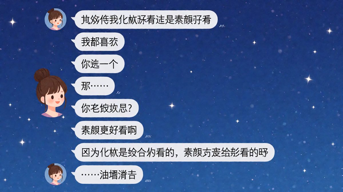 灵魂拷问化不化妆，男生极限求生完美通关