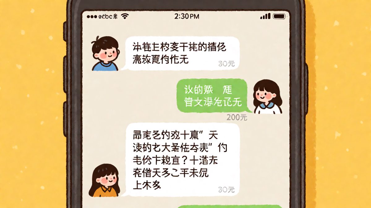 直男的求生欲转账，200元打发天的爱情