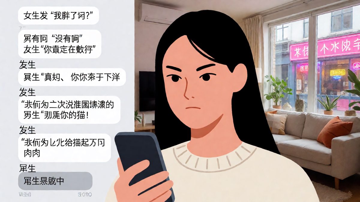 送命题'我胖了吗'的终极进化版，从否认到怀疑再到送死。