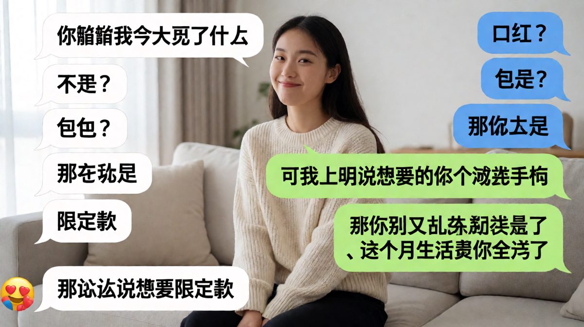 「那你还说想要限定款」——情侣互相甩锅买错东西的爆笑对话，从惊喜变成追债现场