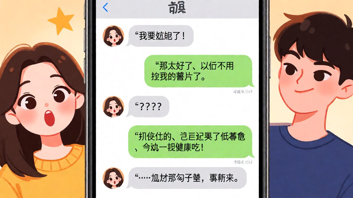 女生宣布减肥，男生先损后甜，反转暖心又搞笑。