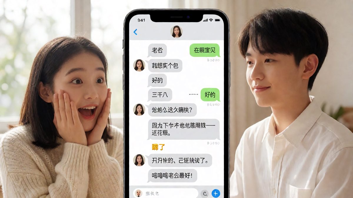 买包对话惊险反转，男生表面爽快实则心疼到骨子里。
