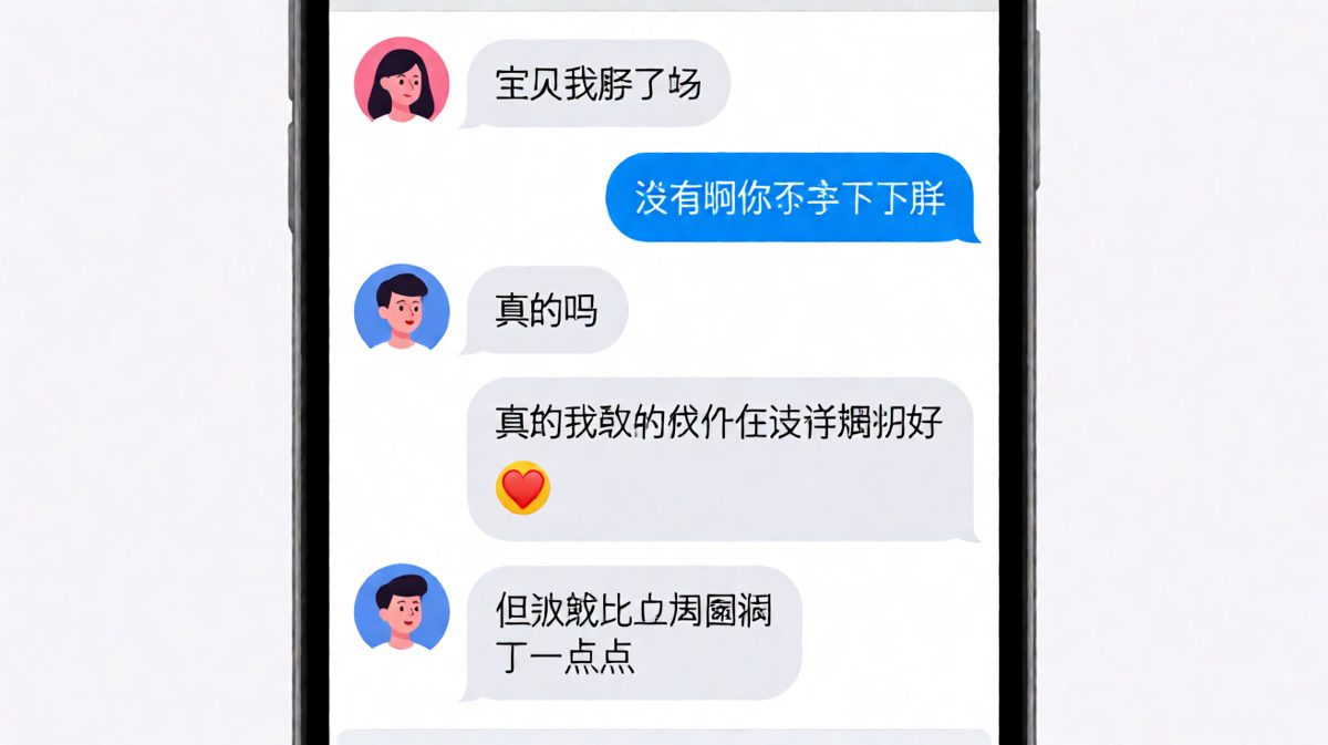 女生问胖没胖，男生先夸后损的神反转