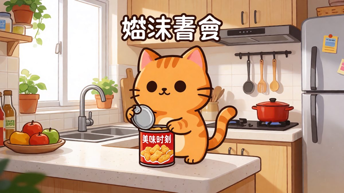 喵：这罐子它自己开盖的，真不是我。