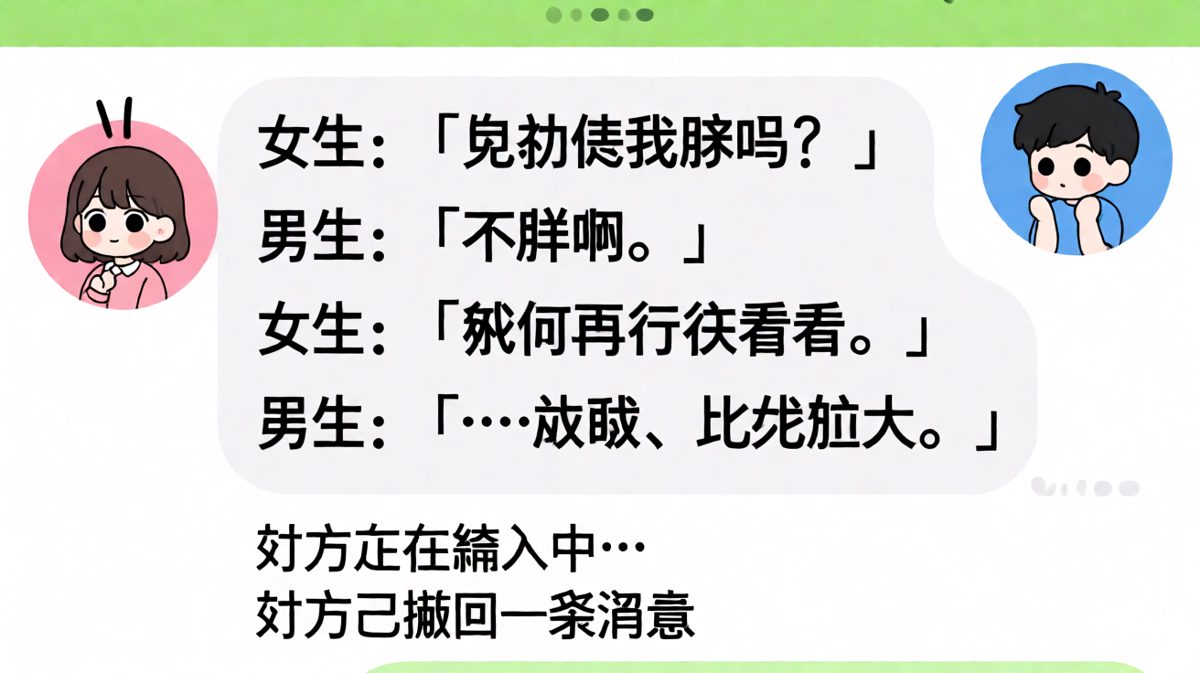 「比你脸大」——男生求生欲彻底掉线的瞬间
