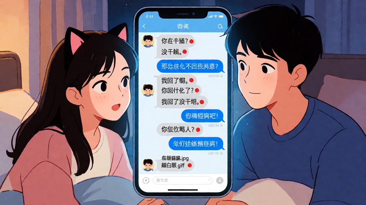 「你回什么了？——我回了没干嘛」——逻辑闭环的死循环对话