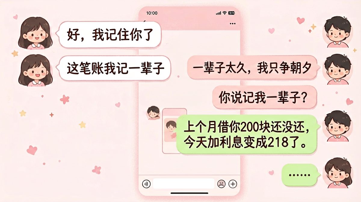 你以为的深情告白，其实是讨债现场