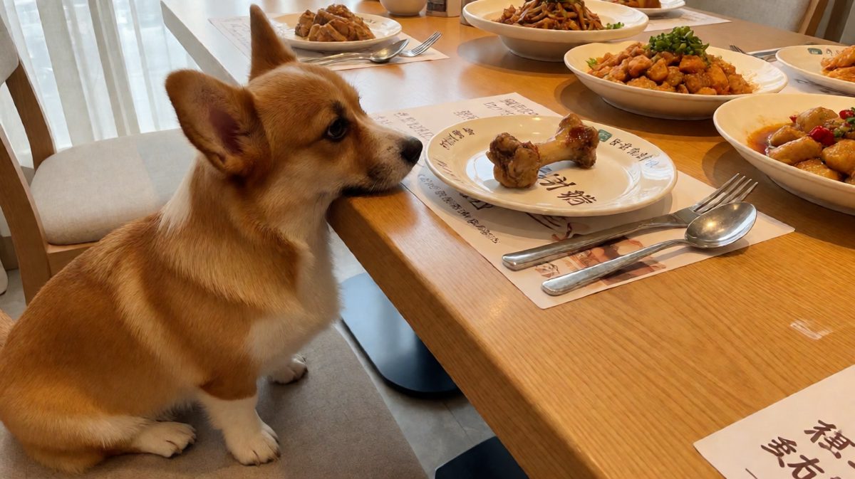 狗：人类吃饭为什么不带我？？