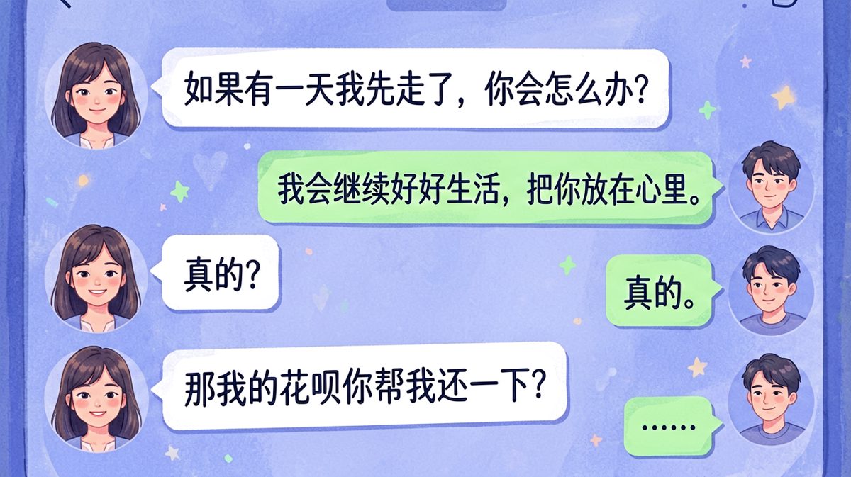 生死离别还没结束，花呗先行登场