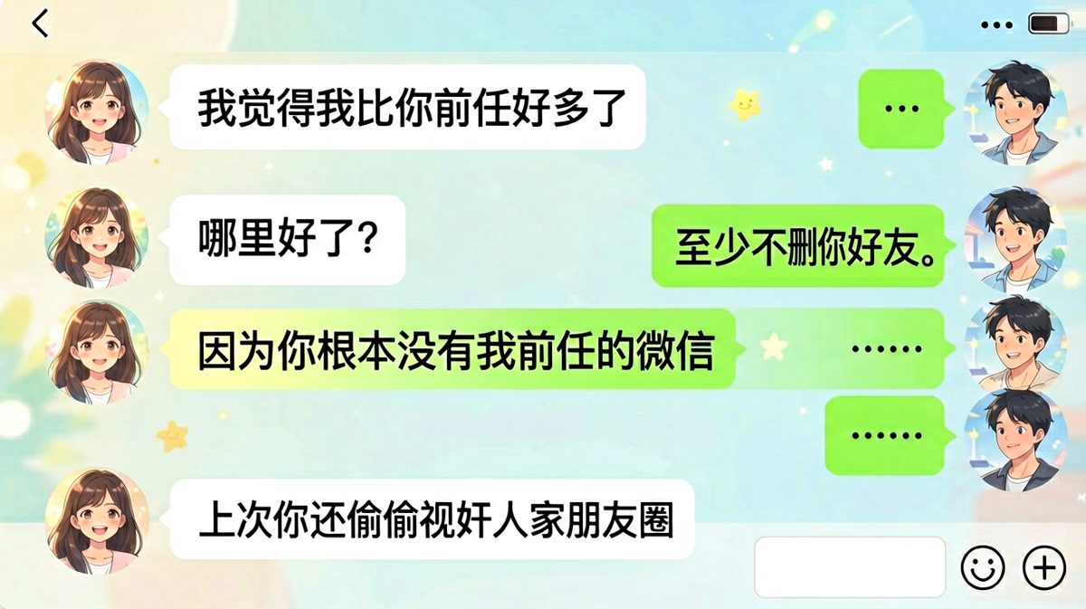 吹牛吹到前任头上，结果被当场打脸