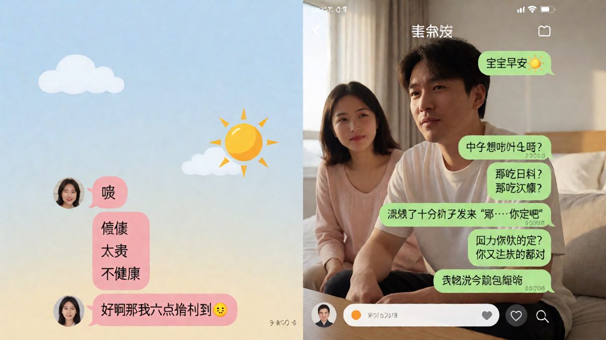 男友问女友中午吃什么，从日料到汉堡都被否决，最后套路去了婆婆家