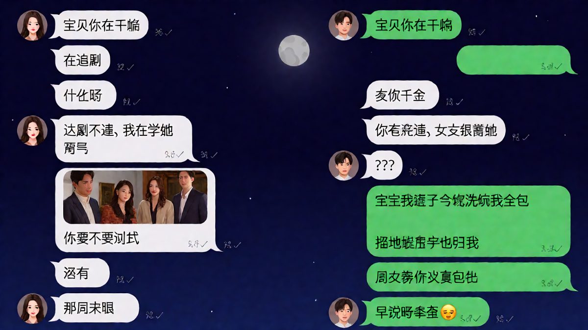 女友借追剧名场面威胁男友，结果一顿输出换来全包家务+买包承诺