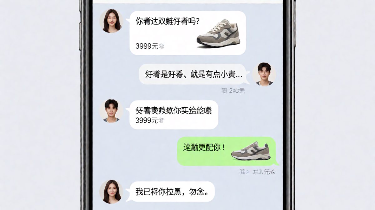 直男送礼的反向操作，一步到位被拉黑。