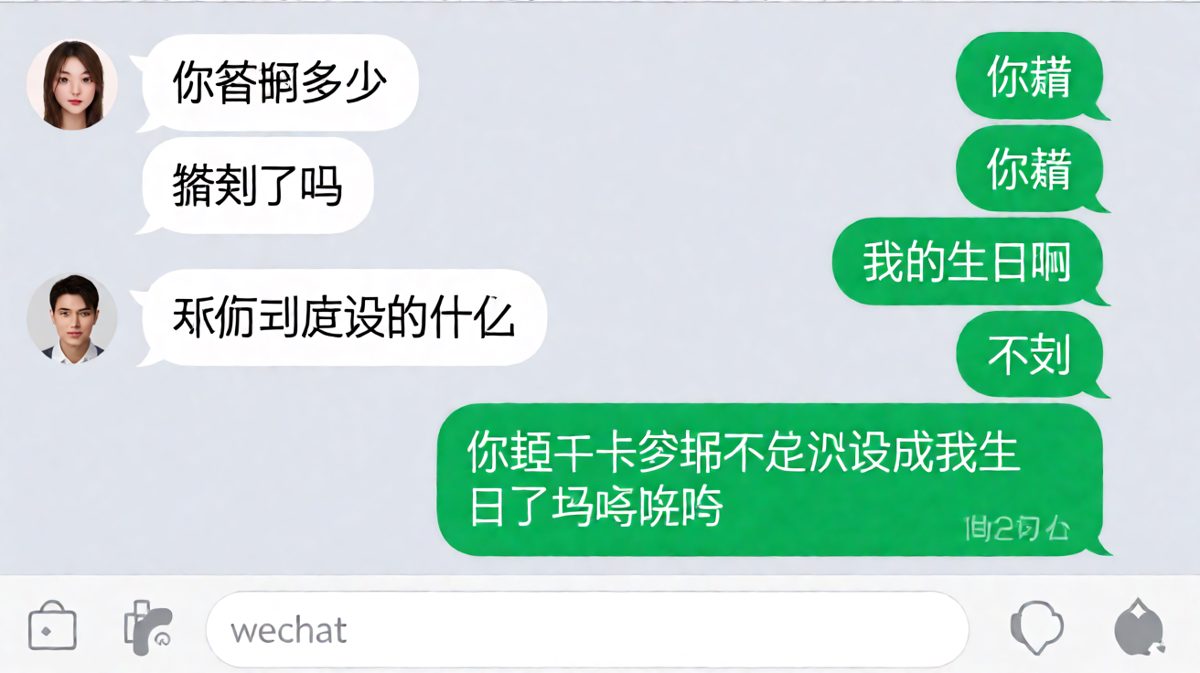 男朋友的答案让人无语