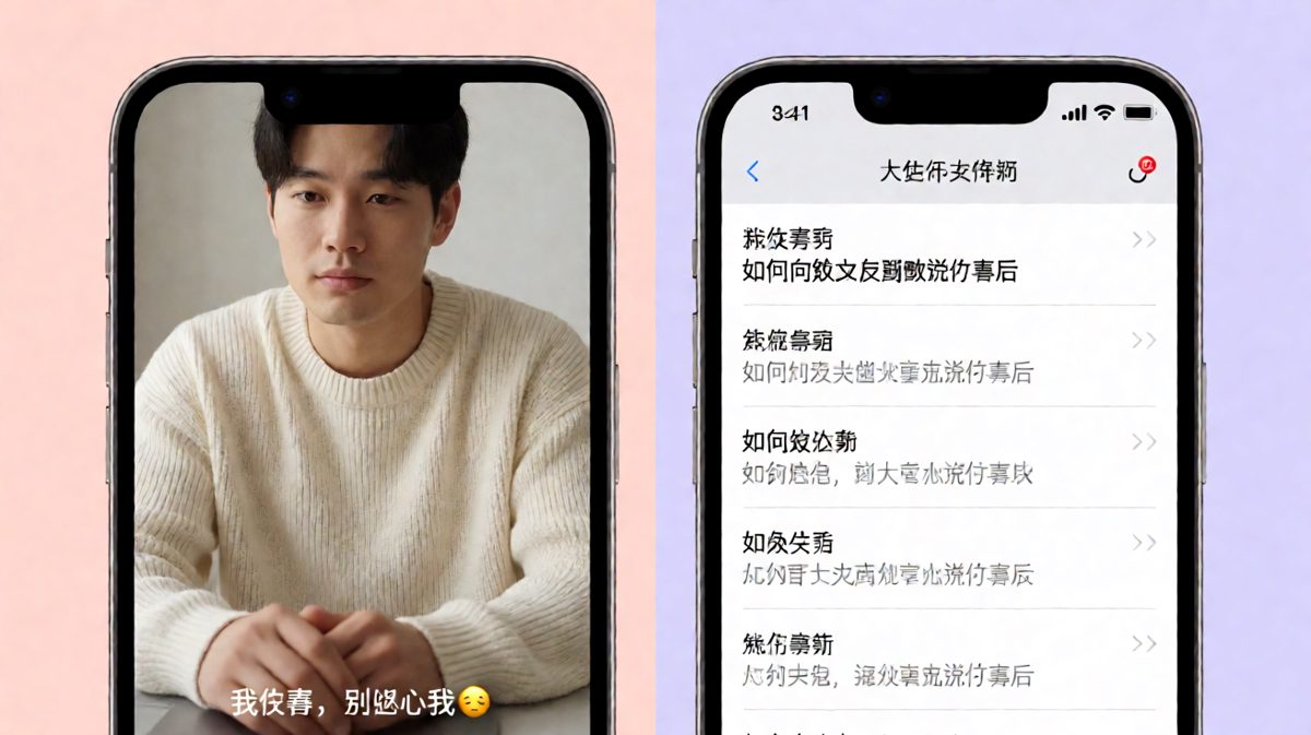 男生说没事却搜索怎么道歉的反转对话