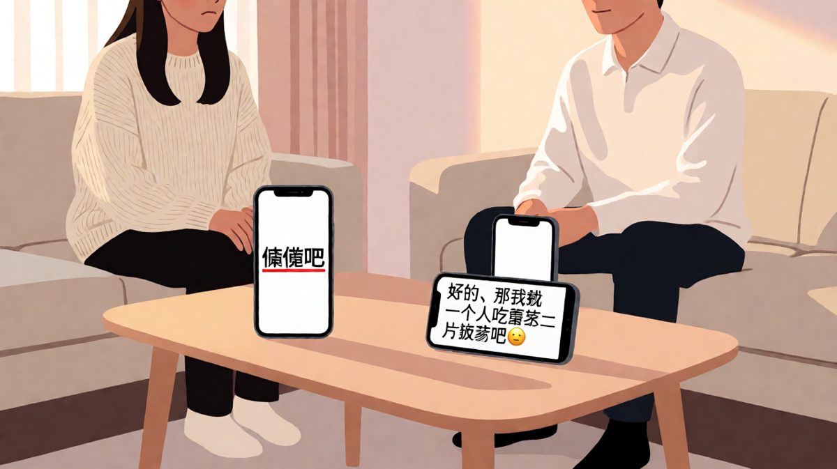 女生说随便却引发披萨争夺战的反转对话