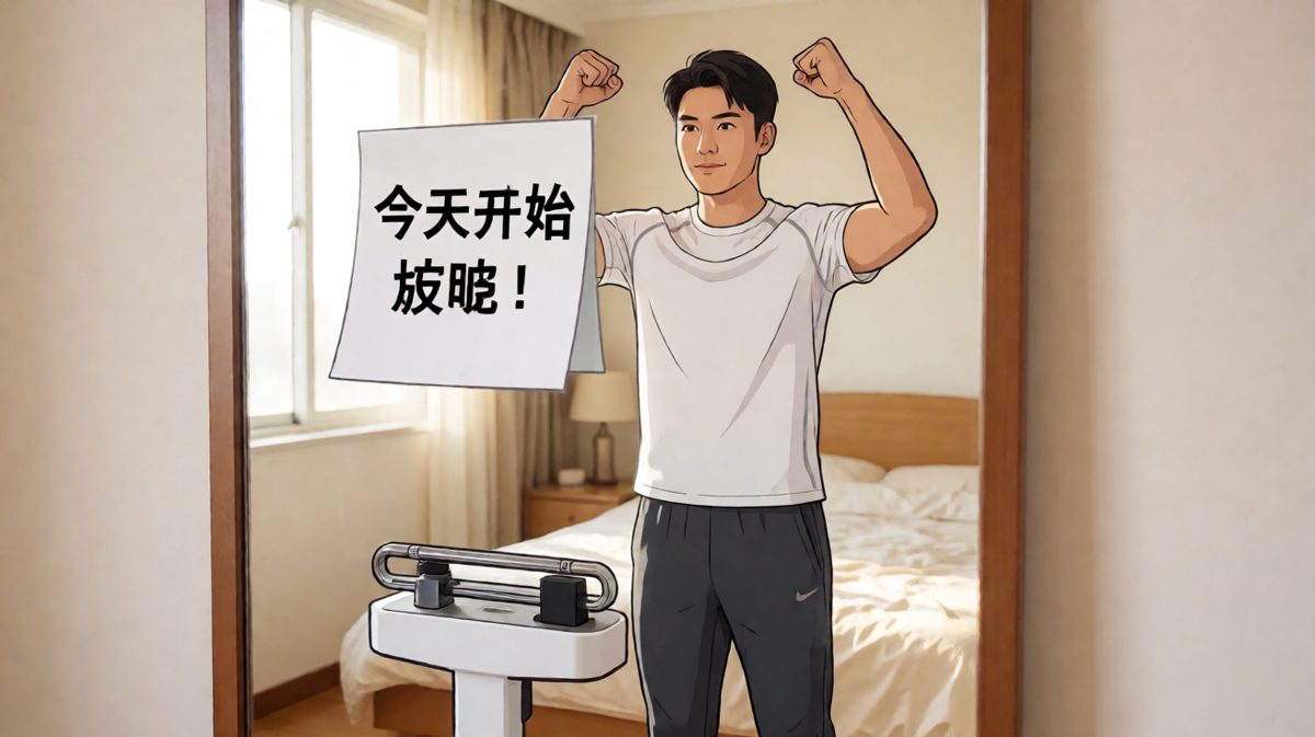 flag立下，斗志昂扬，减肥第一天！