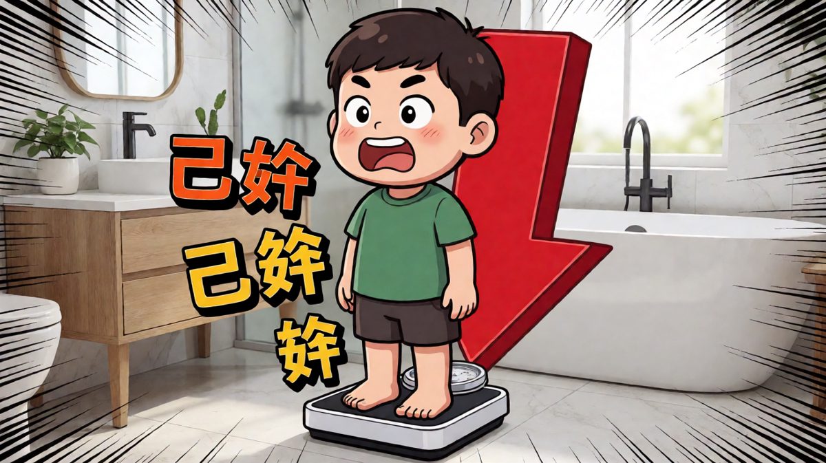 第二天一称……减肥这件事，下次再说吧。