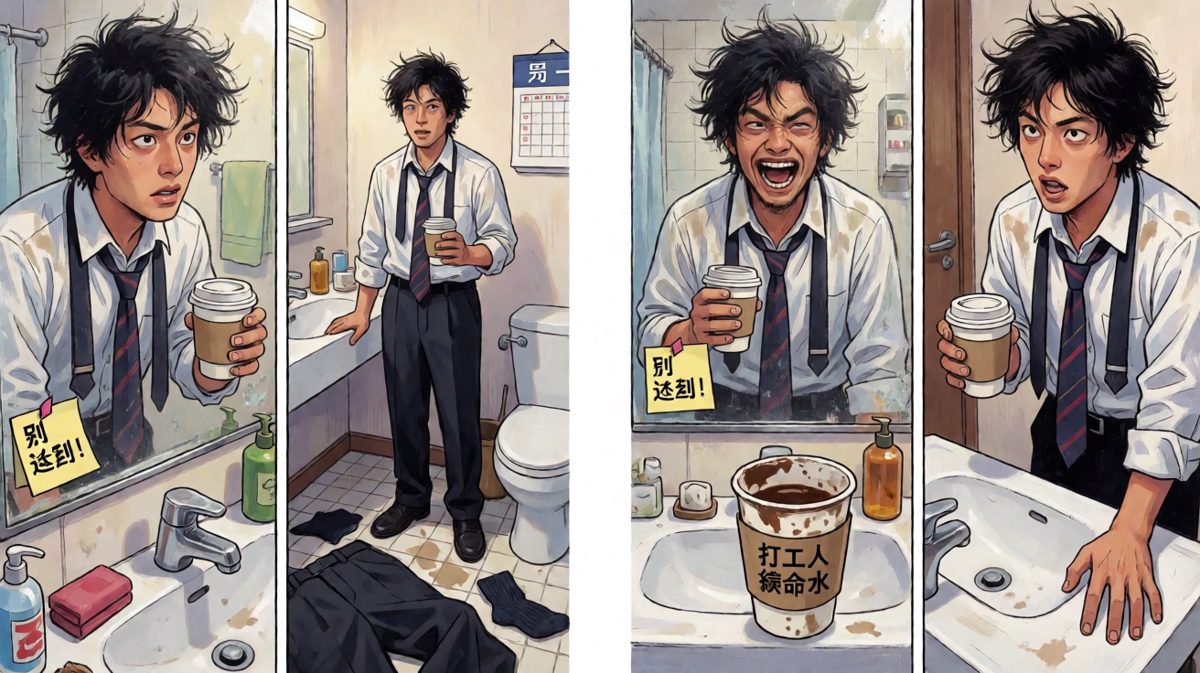 放弃抵抗，精神崩溃去上班