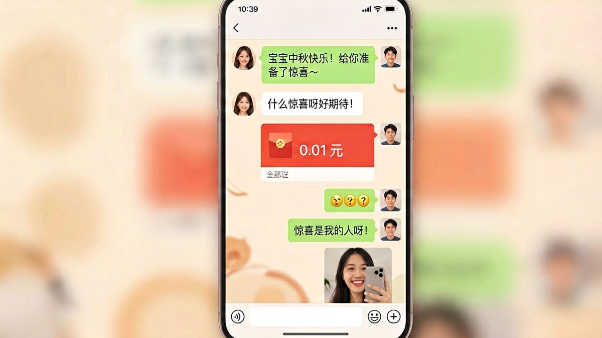 男生发的'惊喜红包'只有1分钱，但后面的情话反转依然甜到齁。