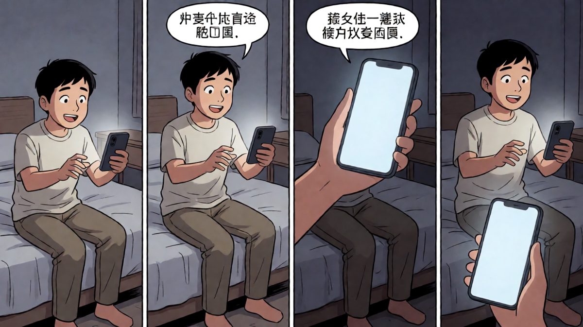 等等……我怎么按到了关灯？
