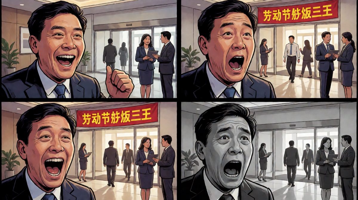花了半小时赶来上班……今天是劳动节？！