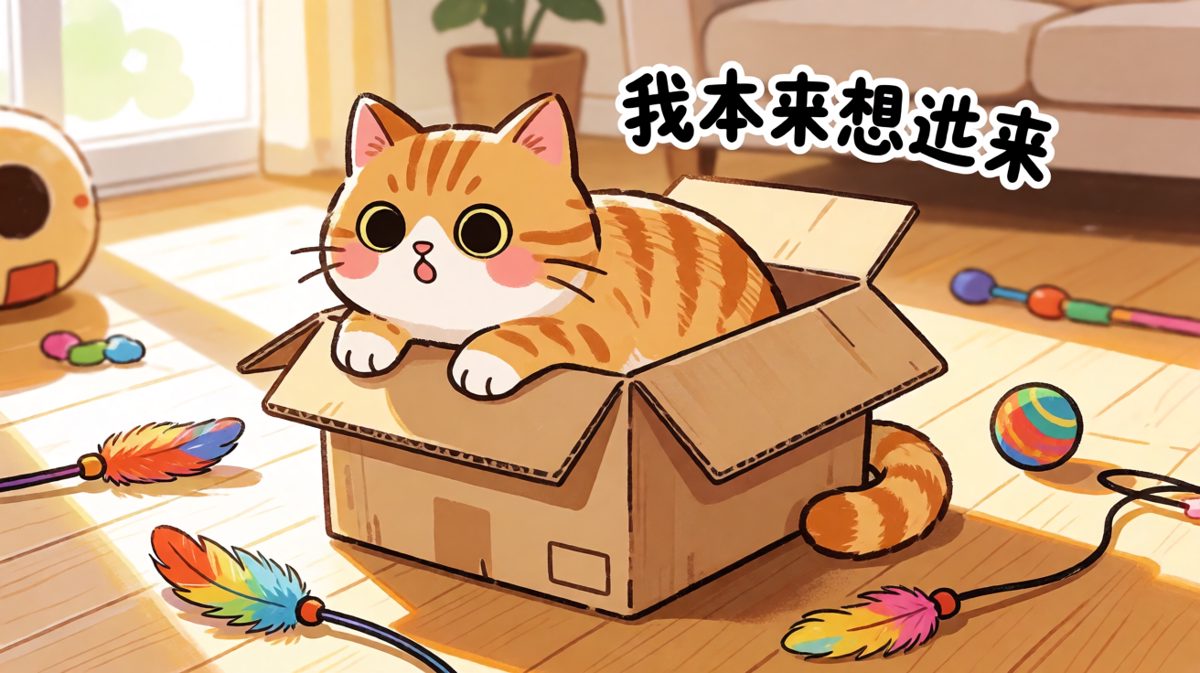 猫：只要我够努力，盒子就会为我变大