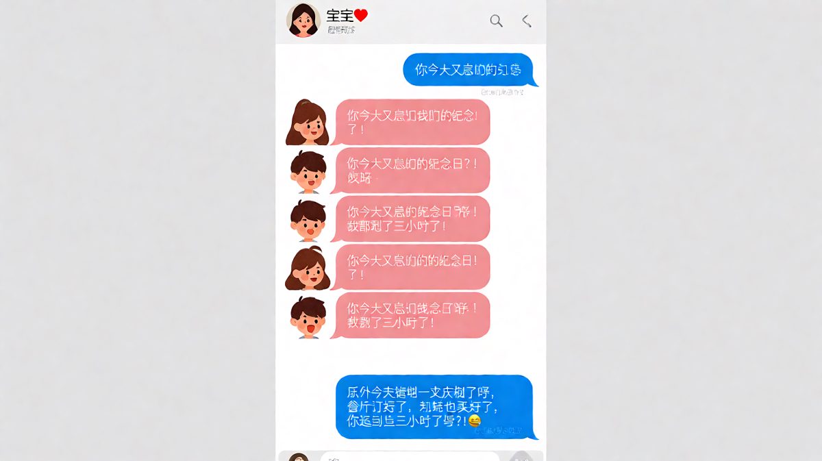 纪念日提前庆祝的反向暴击