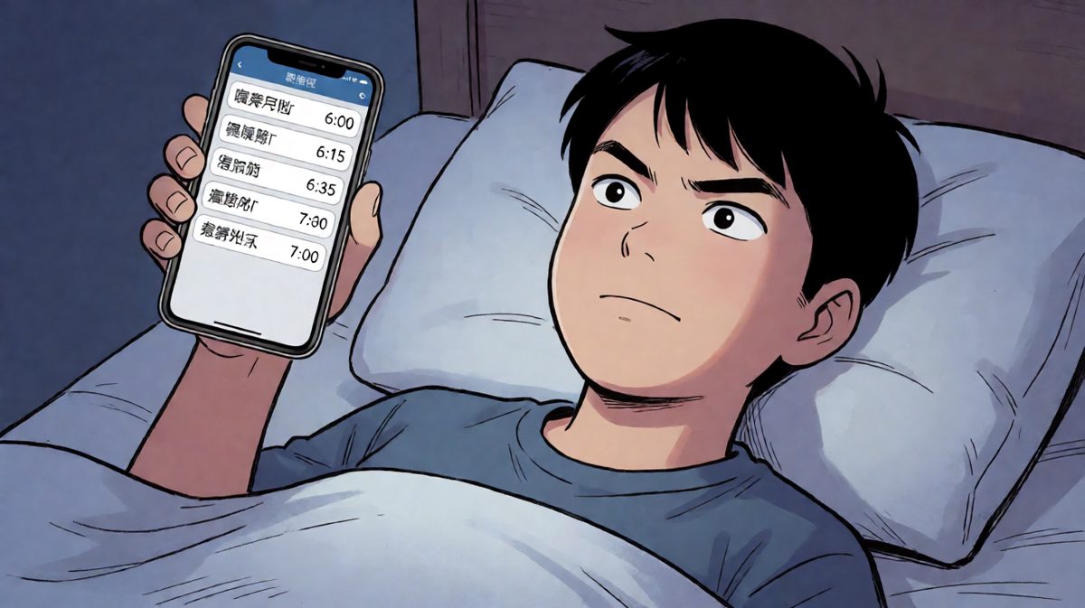 雄心壮志的夜晚：今晚一定要早起！