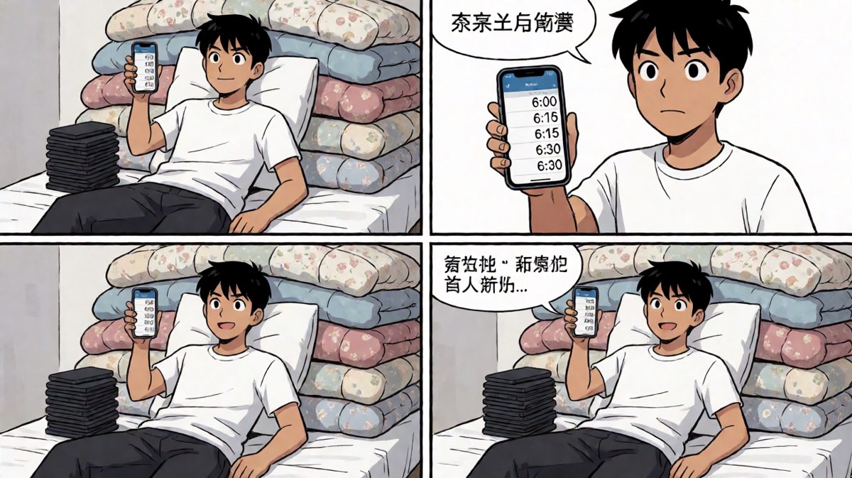 第二天晚上：我一定能早起！
