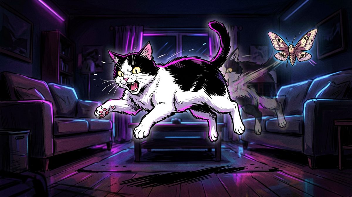 猫：凌晨三点的狩猎时刻，谁也别想睡！