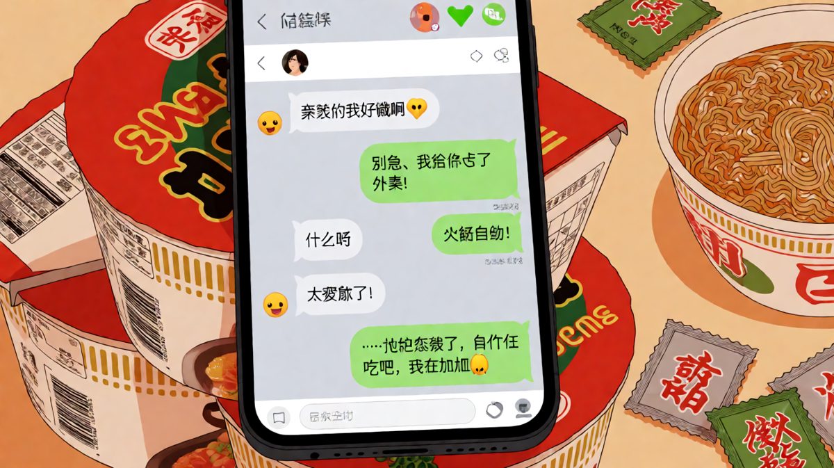 说好请吃火锅，结果只剩泡面——直男的浪漫你懂的