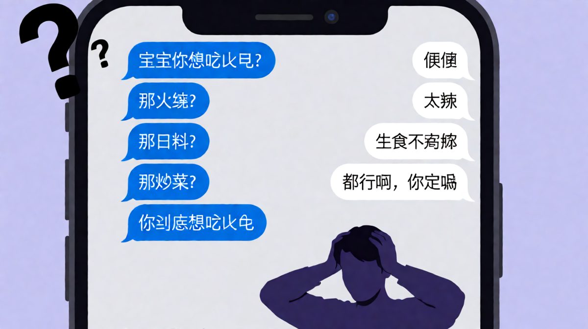 随便=你猜，猜错=你的锅——恋爱终极难题