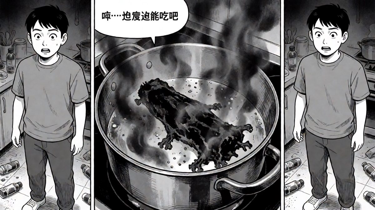 理想很丰满，现实很焦糊。