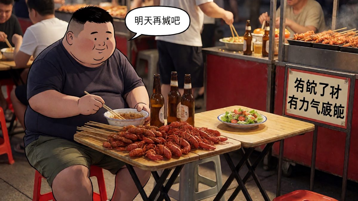 减肥？明天再说吧
