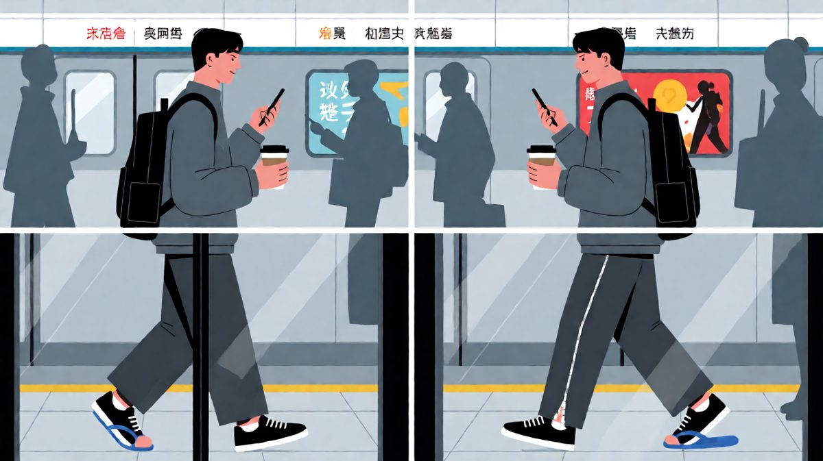 出门后才知道社死降临