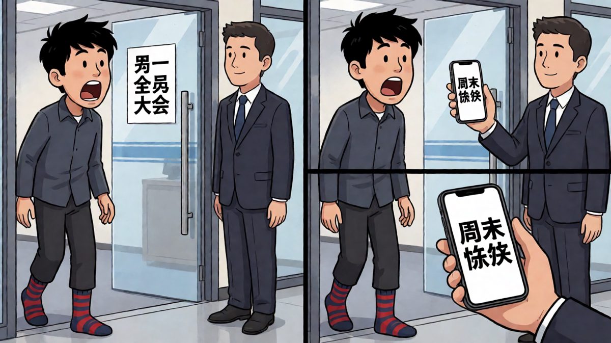 一路狂奔到公司，结果今天根本不是工作日……