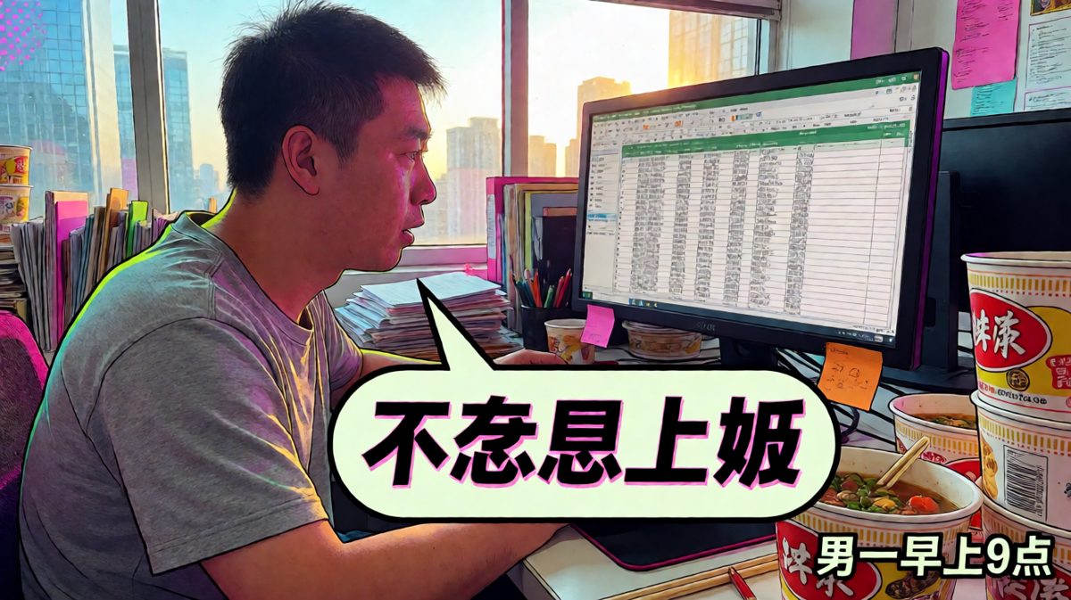 打工人周一早上的真实写照：人还在，魂已走