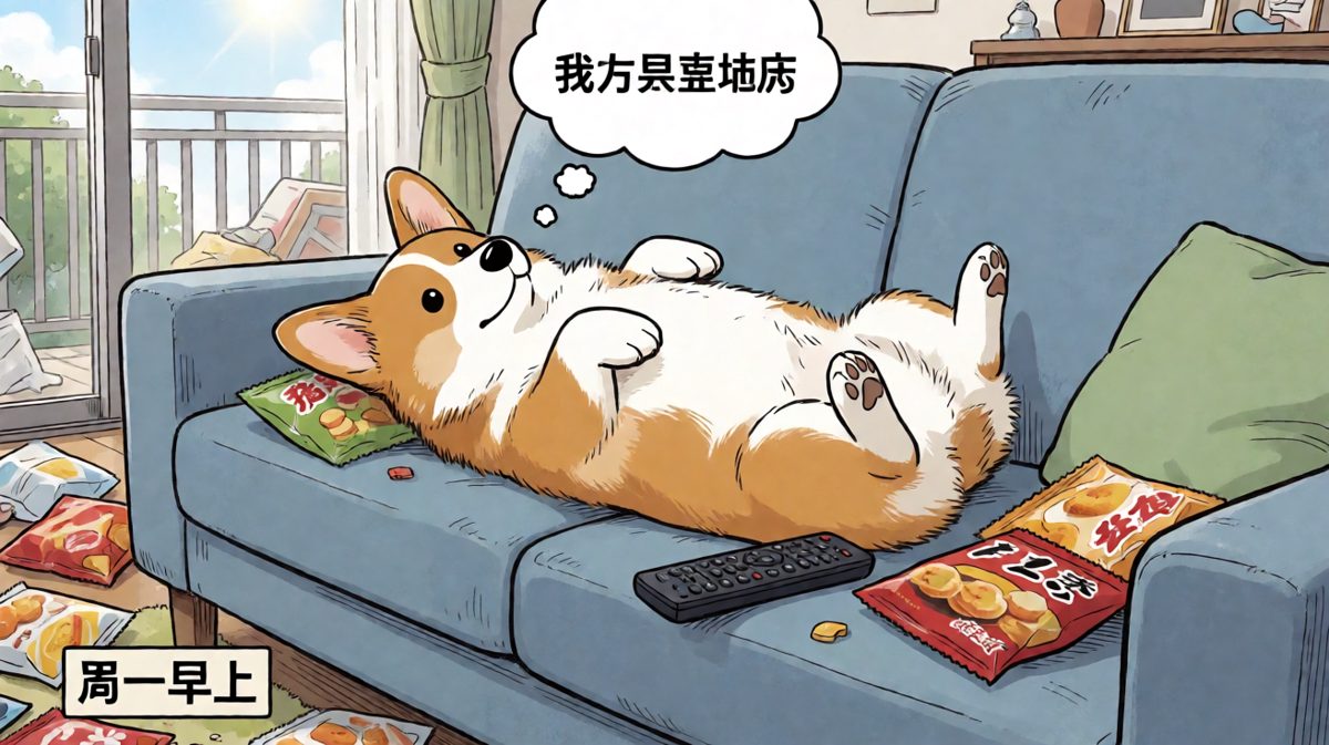 连狗都懂的周末 vs 工作日的反差萌