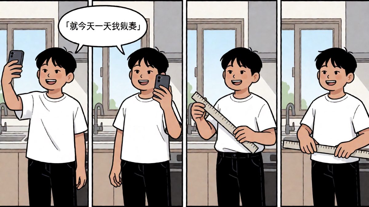 安慰自己：只吃一顿没关系。