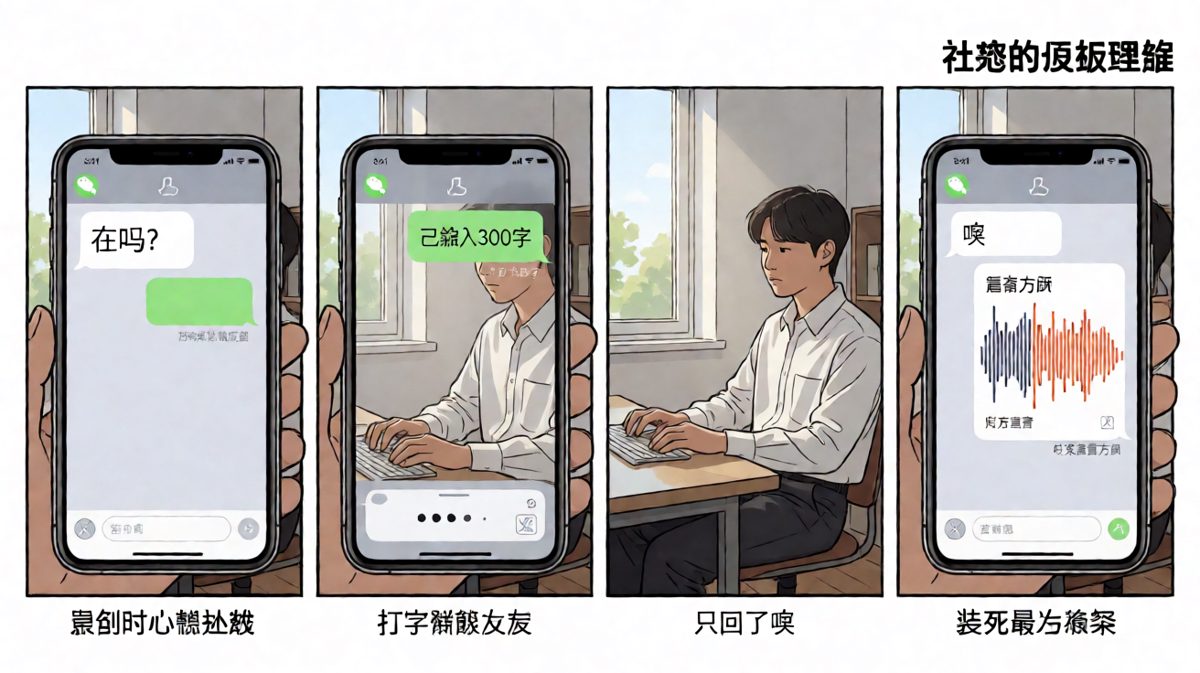 已读不回的功夫，全靠多年修炼。