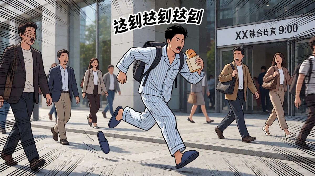 为了全勤奖，我拼了！