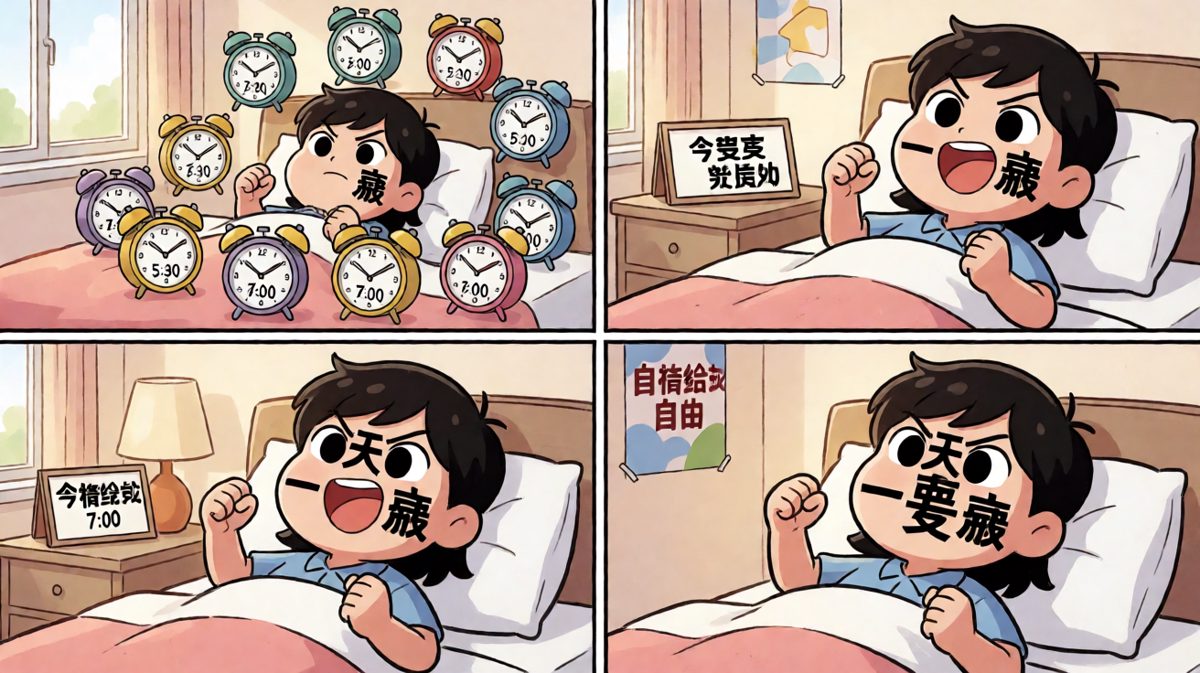 第十次决心早起，誓要战胜懒觉！