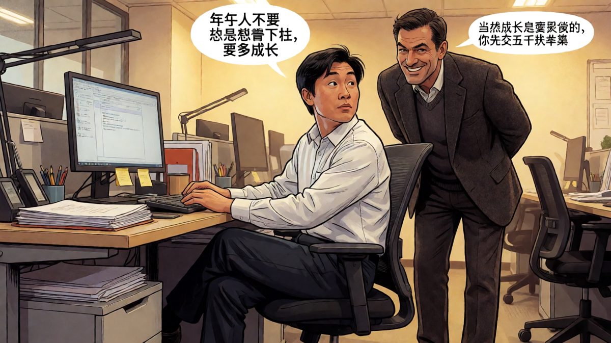 成长要付费，这个老板我服了